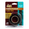 Aleene's Fabric Fusion Fusible Web Black, Iron-on Adhesive & Sewable,