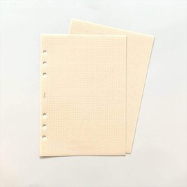 Raymay Fujii A5 HAR486 Notebook Refill, Decona Tanto Paper, Dot Square, 0.16 inch (4.0 mm) Ruled