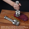 BQWII Stainless Steel Meat Tenderizer Tool with 21 Sharp Needles
