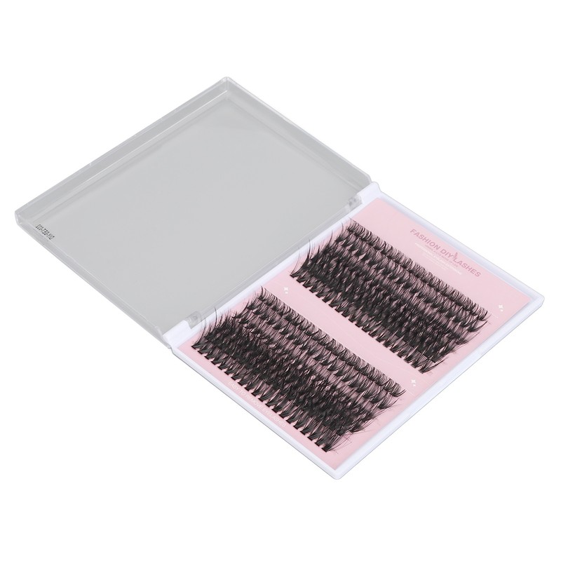 240 Pcs DIY Lash Extension Kit D Curl Cluster Lashes