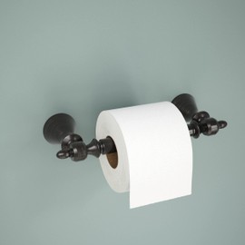 Delta VES50-VBR Vessona Wall Mount Spring-Loaded Toilet Paper Holder Bath Hardware Accessory in Venetian Bronze