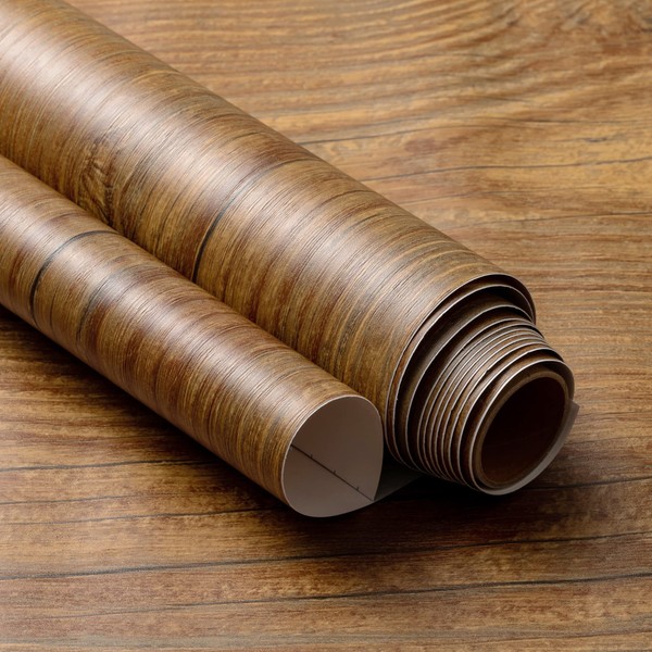 Wood Peel and Stick Wallpaper (24" x 78.7", 2 Pack,