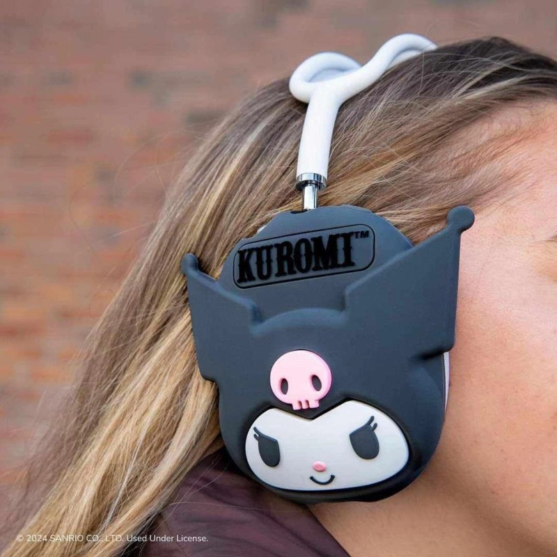 KUROMI Theme AirPods Max Case Cover,TPU Anti-Scratch Silicone Ear Cups