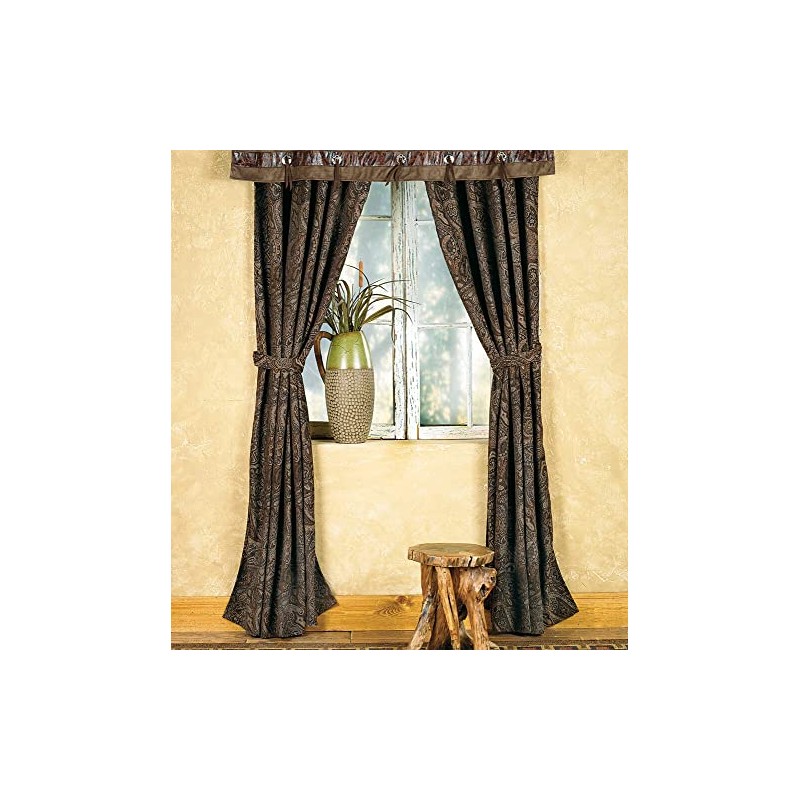 BLACK FOREST DECOR Western Paisley Beaumont Drapes