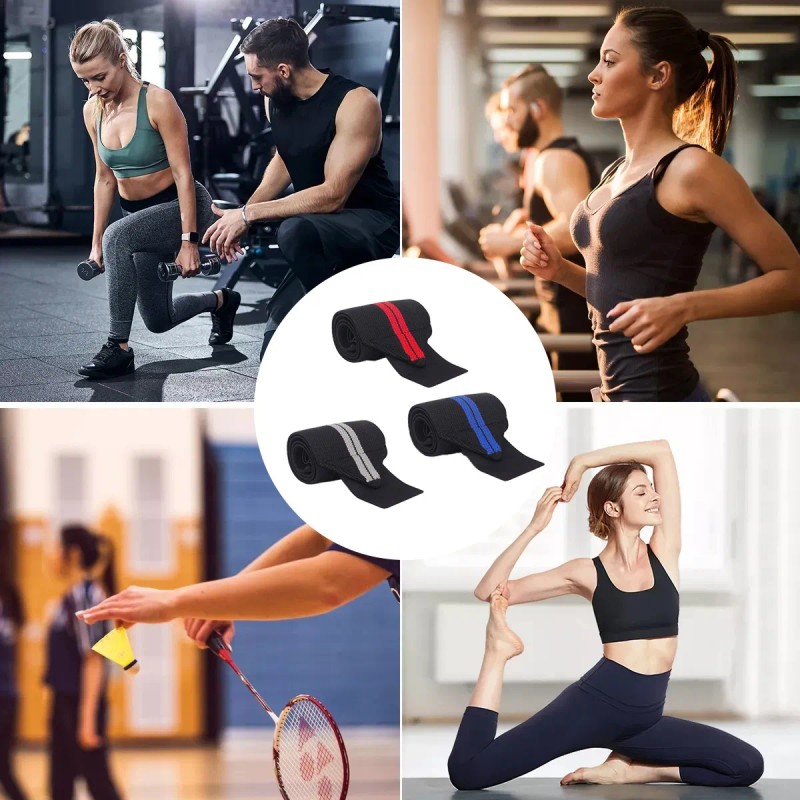 Kit 6pz Muñequera Gym Crossfit Fitness Pesas Gimnasio Straps