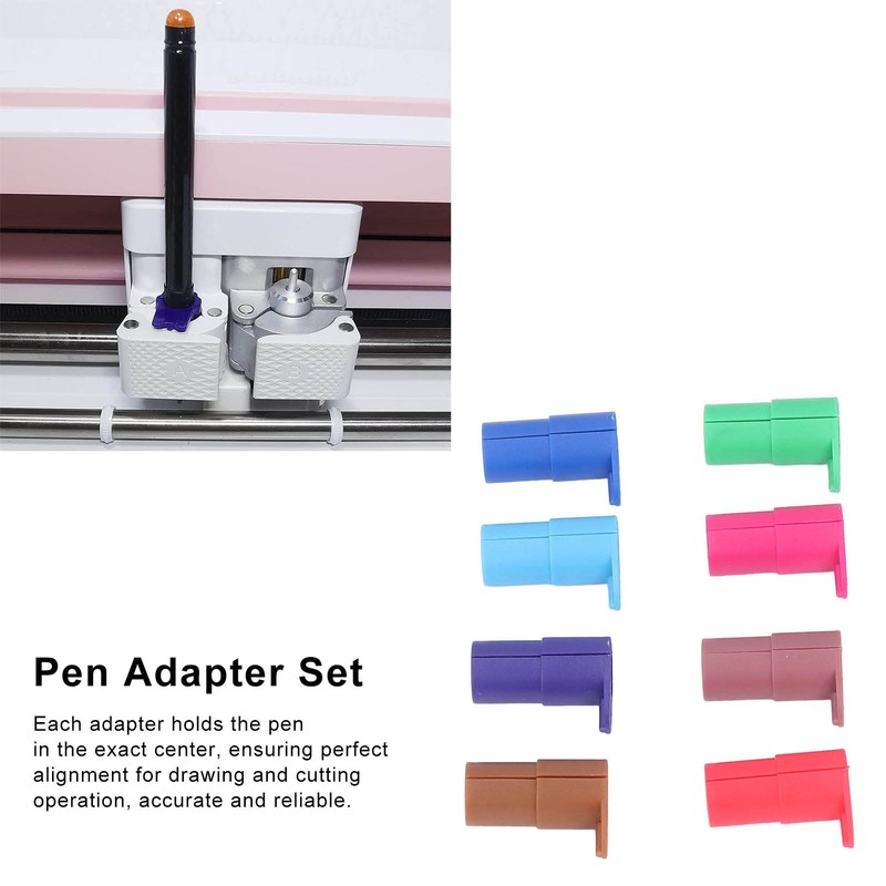 8 Piece Pen Adapter Set Replaces Original Adapter Rainbow Pen