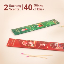 Carnatia Daily Rituals Incense Sticks Set – Coffee & Chamomile Scents for Morning Energy & Evening Relaxation | 100% Natural, Handcrafted Incense for Daily Wellness & Mindful Moments