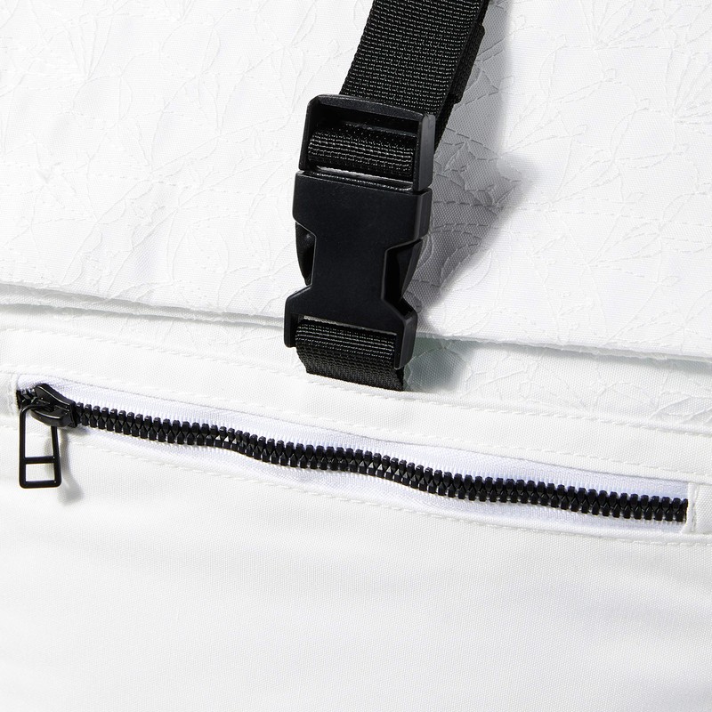 Desigual Women's Woven Backpack Big White, White