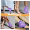 WOONEKY 4pairs Moisturizing Gel Heel Socks of High Heel Protectors