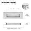Ravinte 2 Pack Brushed Nickel Cabinet Pulls - Recessed Finger