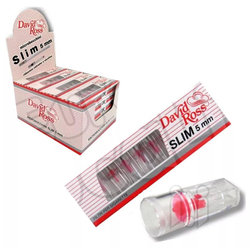 David Ross Mini Filter 5 mm Micromouthpiece Slim Case of