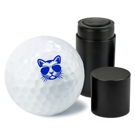 Golf Ball Marker Stamp with TiteSeal™ Technology - Cat - Many Designs to Choose - Blue