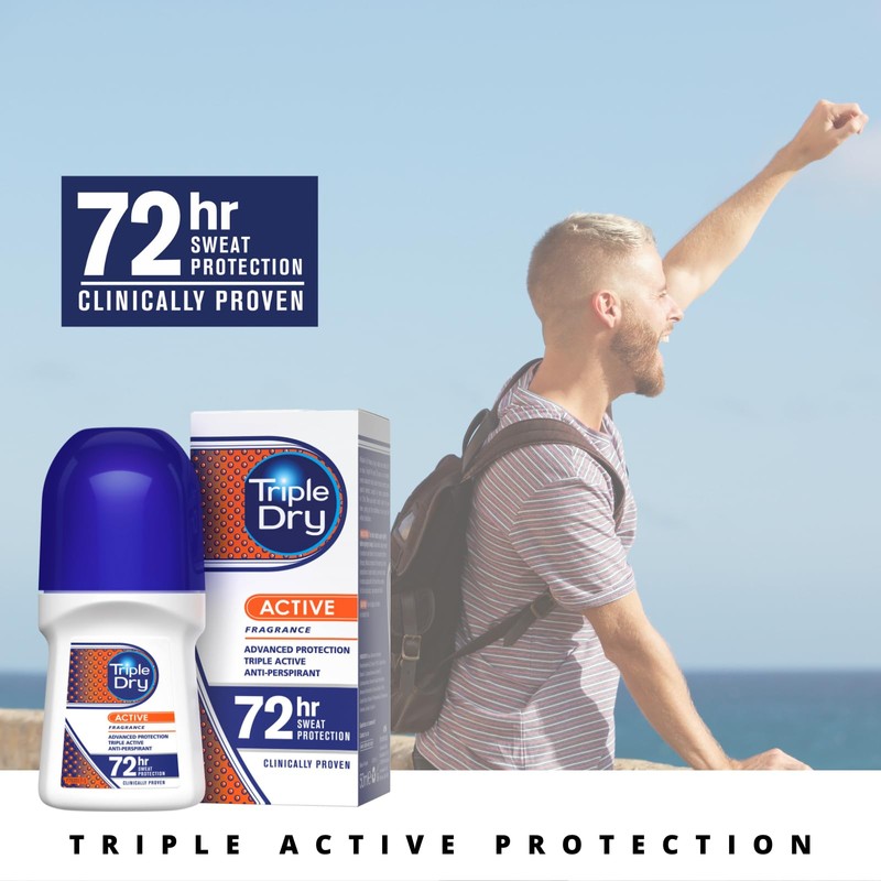 Triple Dry Active Fragrance Roll On 50ml