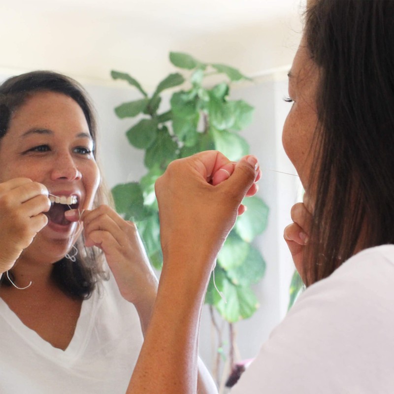 Refillable Dental Floss | Silk Dental Floss | Reusable &