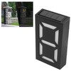 Solar LED House Number Light Garden Solar Powered Address Sign