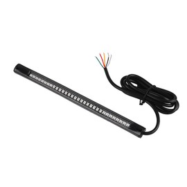 GLEAVI 4pcs Motorcycle Led Brake Turn Signal Light Strip Flexible Taillight for Cars Off-road Vehicles and Motorcycles Easy Installation Rated