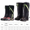 Snow Hiking Gaiters Winter Hiking Gaiters Dual Layer Breathable Skiing