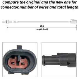 DOSKJOK Oxygen Sensor Compatible with Dyna 2007-2011 Softail 2007-2011 27683-07 2Pcs