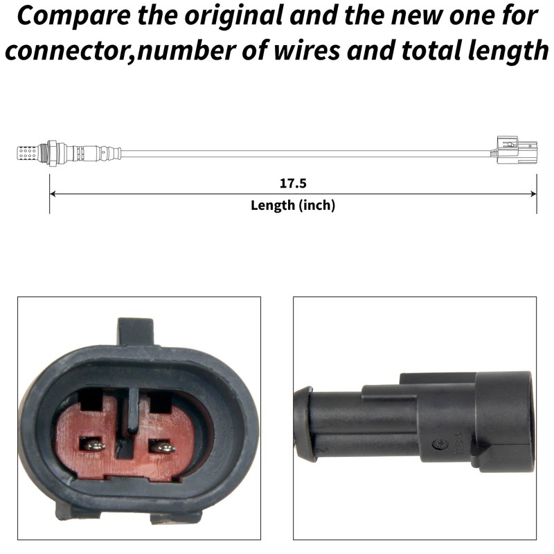 DOSKJOK Oxygen Sensor Compatible with Dyna 2007-2011 Softail 2007-2011 27683-07