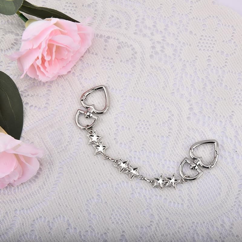 Y2K Star Bag Purse Strap Extender Chain for Handbags Shoulder