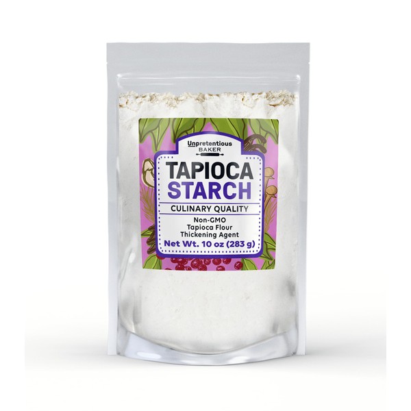 Tapioca Starch By Unpretentious Baker, 10 oz, Vegan & Gluten-Free,
