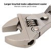 Adjustable Wrench Multi Functional Folding Rocker Ratchet Quick Machine Repair