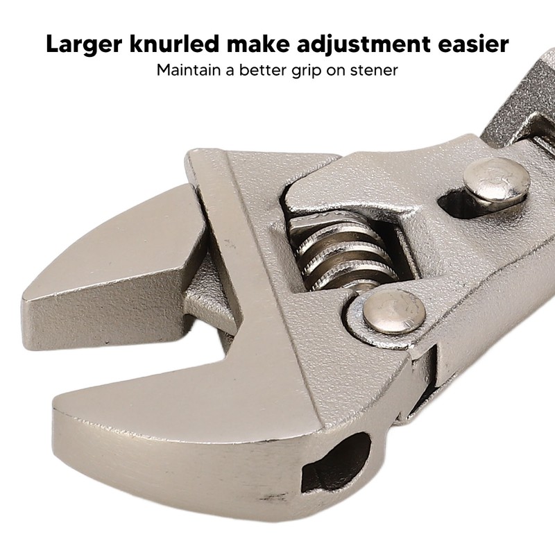 Adjustable Wrench Multi Functional Folding Rocker Ratchet Quick Machine Repair