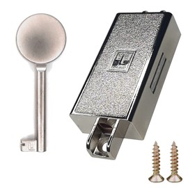 cyclingcolors Turning Bar Lock Furniture Lock Decorative Key Cabinet Lock Screw-On Lock Door Design Right