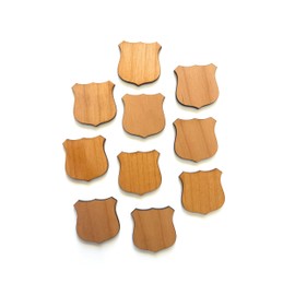 Blank Wood Shapes for Drop Box (Police Badge)