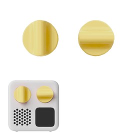 2Pcs Yellow Replacement Knobs for Yoto Mini - Durable Knob Covers Set, Easy to Install Accessories for Yoto Mini Player