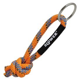 SLOWER Rope Keychain Paracord Keychain Outdoor MIX ORANGE PEBBLE ROPE KEY HOLDER Peel SLW598