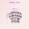 2 Pack Microfiber Hair Drying Cap Towel - Soft &