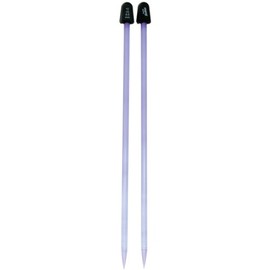 Susan Bates 15110-10 10-Inch Crystallites Acrylic Knitting Needle, 6mm, Periwinkle
