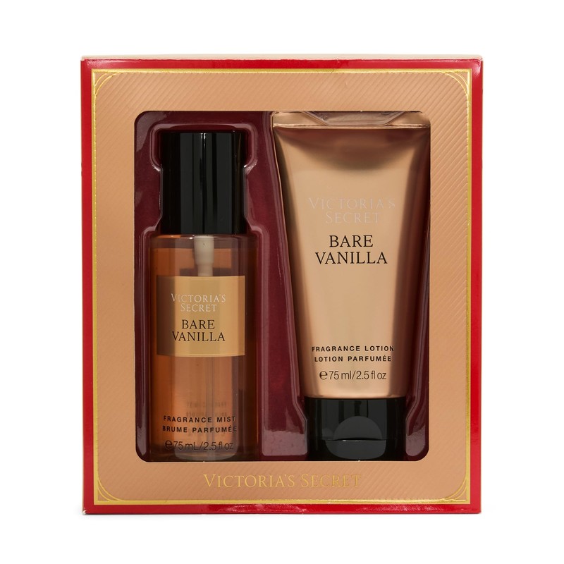 Victoria's Secret Bare Vanilla Mini Fragrance Duo Gift Set, Notes