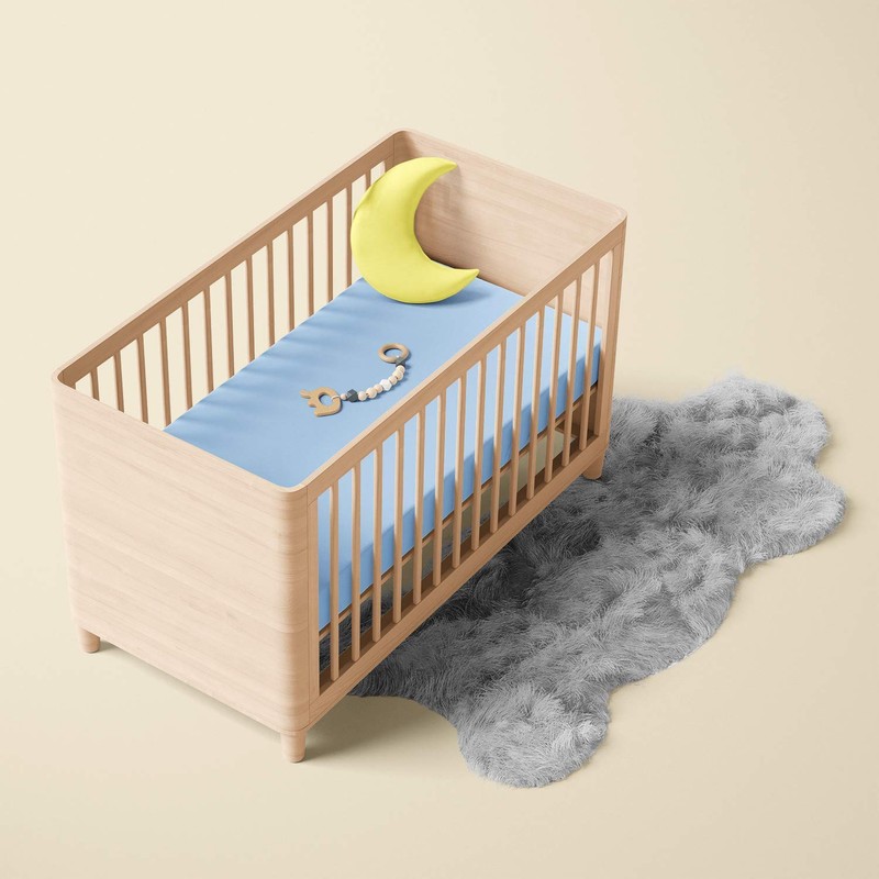 Dudu N Girlie Cot Bed Cotton Fitted Sheets | 120x60