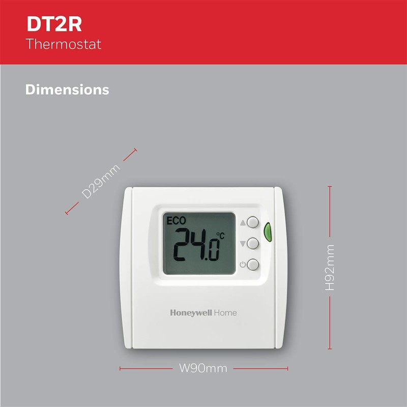 Honeywell Home THR840DEU DT2 Thermostat, White