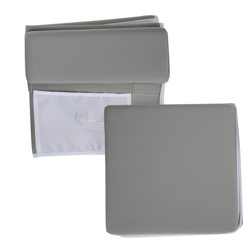 Neoprene Light Gray Rectangle Outdoor Swimming Kneeler Pad Indoor Bathroom