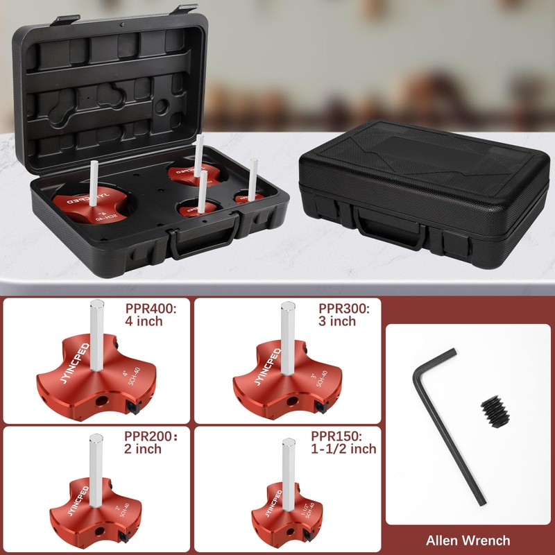 3 Blade PVC Pipe Reamer,PVC Fitting Saver Set Socket Saver