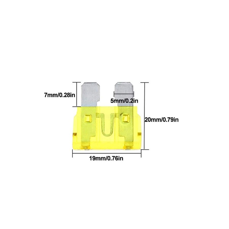 FULARR 80Pcs Professional Car Truck Boat Fuse, Assorted Standard Blade