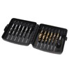Combined Tap Drill Bit Set HSS Metric Ti Plated System