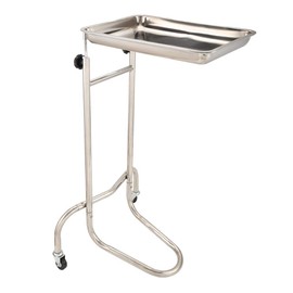 Konmee Mobile Instrument Stand Mayo Instrument Tray Stand Medical Doctor Tattoo Spa Salon Equipment Procedure Trays with Stainless Steel