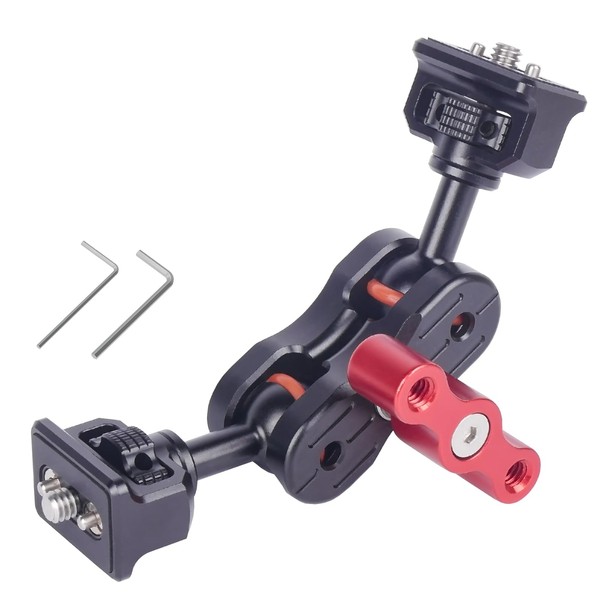 Mechrig Camera Magic Arm with Dual Ball Head & 1/4"