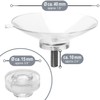 com-four® 16 x suction cups with M4 thread, diameter 40