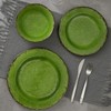 LEHAHA Melamine Dinnerware Set, 12-Piece Dishes Set, Lightweight and BPA