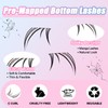 Bottom Lash Clusters Natural Eyelash Clusters Under Eye Lashes (Bottom02)