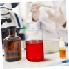 CHILDWEET 8pcs Leakproof Lab Bottles with Caps Wide Mouth Heat
