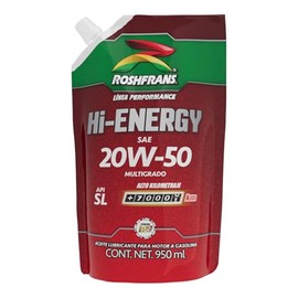 ROSHFRANS - Aceite Alto Kilometraje HI ENERGY 20W50 de 0.950L - PT07000013