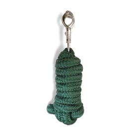 Lead rope with panic hook for horse in various stylish designs. Leash, ties pony, donkey, goat