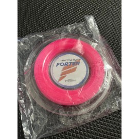 Forten Competition Nylon 16G Tennis String - 200m/660ft Reel -Various Colors - Optic Pink