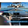 SkycropHD 15.2" Rear View Mirror with Baby Mirror, Clip on